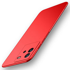 Coque Plastique Rigide Etui Housse Mat YK1 pour Vivo iQOO Neo6 5G Rouge