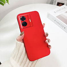 Coque Plastique Rigide Etui Housse Mat YK1 pour Vivo iQOO Z6 Pro 5G Rouge