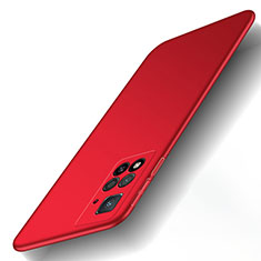 Coque Plastique Rigide Etui Housse Mat YK1 pour Xiaomi Mi 11i 5G (2022) Rouge