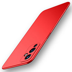 Coque Plastique Rigide Etui Housse Mat YK2 pour OnePlus 9 5G Rouge