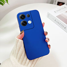 Coque Plastique Rigide Etui Housse Mat YK2 pour Oppo Reno9 Pro 5G Bleu