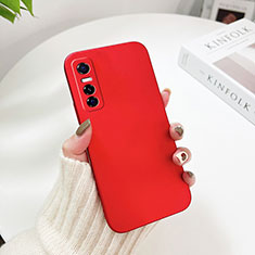 Coque Plastique Rigide Etui Housse Mat YK2 pour Vivo Y73s 5G Rouge