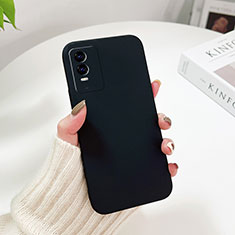 Coque Plastique Rigide Etui Housse Mat YK2 pour Vivo Y76s 5G Noir