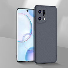 Coque Plastique Rigide Etui Housse Mat YK3 pour Oppo Find X5 5G Gris