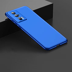 Coque Plastique Rigide Etui Housse Mat YK3 pour Xiaomi Poco F5 Pro 5G Bleu