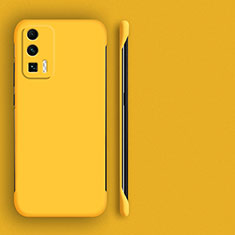 Coque Plastique Rigide Etui Housse Mat YK4 pour Xiaomi Poco F5 Pro 5G Jaune