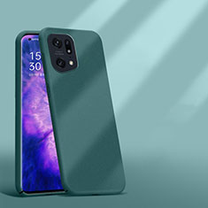 Coque Plastique Rigide Etui Housse Mat YK5 pour Oppo Find X5 Pro 5G Vert