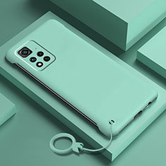 Coque Plastique Rigide Etui Housse Mat YK5 pour Xiaomi Mi 11i 5G (2022) Cyan
