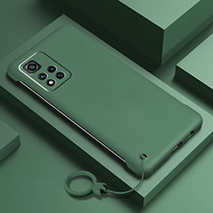Coque Plastique Rigide Etui Housse Mat YK5 pour Xiaomi Mi 11i 5G (2022) Vert
