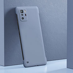 Coque Plastique Rigide Etui Housse Mat YK5 pour Xiaomi Redmi Note 10 Pro 5G Gris Lavende
