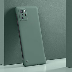 Coque Plastique Rigide Etui Housse Mat YK5 pour Xiaomi Redmi Note 10 Pro 5G Vert