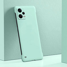 Coque Plastique Rigide Etui Housse Mat YK5 pour Xiaomi Redmi Note 12 5G Cyan