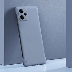 Coque Plastique Rigide Etui Housse Mat YK5 pour Xiaomi Redmi Note 12 Pro+ Plus 5G Gris Lavende