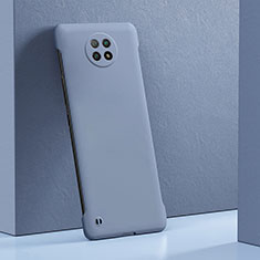 Coque Plastique Rigide Etui Housse Mat YK5 pour Xiaomi Redmi Note 9T 5G Gris Lavende