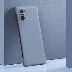 Coque Plastique Rigide Etui Housse Mat YK6 pour Xiaomi Poco F3 5G Gris Lavende