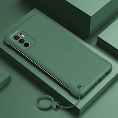 Coque Plastique Rigide Etui Housse Mat YK6 pour Xiaomi Redmi Note 10 5G Vert Nuit