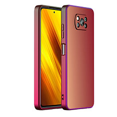 Coque Plastique Rigide Etui Housse Mat ZL1 pour Xiaomi Poco X3 Rouge