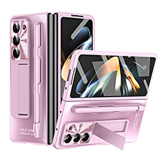 Coque Plastique Rigide Etui Housse Mat ZL2 pour Samsung Galaxy Z Fold5 5G Or Rose