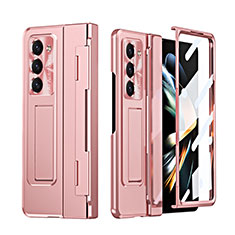 Coque Plastique Rigide Etui Housse Mat ZL3 pour Samsung Galaxy Z Fold5 5G Or Rose