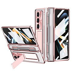 Coque Plastique Rigide Etui Housse Mat ZL6 pour Samsung Galaxy Z Fold5 5G Or Rose