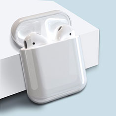 Coque Plastique Rigide Etui Housse pour Boitier de Charge de Airpods Mat Blanc