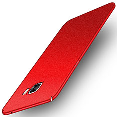 Coque Plastique Rigide Etui Sables Mouvants pour Samsung Galaxy C5 SM-C5000 Rouge