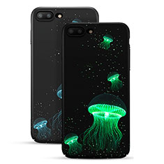 Coque Plastique Rigide Fluorescence pour Apple iPhone 7 Plus Noir