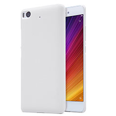 Coque Plastique Rigide Mailles Filet pour Xiaomi Mi 5S Blanc