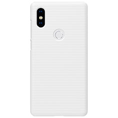 Coque Plastique Rigide Mailles Filet pour Xiaomi Mi Mix 2S Blanc