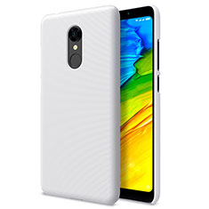 Coque Plastique Rigide Mailles Filet pour Xiaomi Redmi 5 Blanc