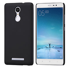 Coque Plastique Rigide Mailles Filet pour Xiaomi Redmi Note 3 MediaTek Noir