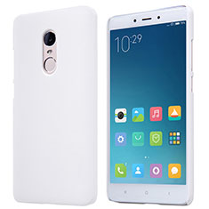 Coque Plastique Rigide Mailles Filet pour Xiaomi Redmi Note 4 Blanc