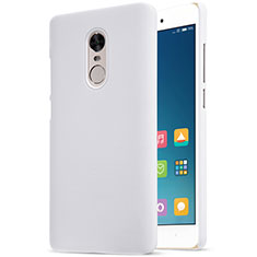 Coque Plastique Rigide Mailles Filet pour Xiaomi Redmi Note 4 Standard Edition Blanc