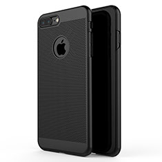 Coque Plastique Rigide Mailles Filet W02 pour Apple iPhone 7 Plus Noir