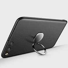 Coque Plastique Rigide Mat avec Support Bague Anneau A03 pour Xiaomi Mi 6 Noir