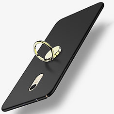 Coque Plastique Rigide Mat avec Support Bague Anneau A03 pour Xiaomi Redmi Note 4X High Edition Noir