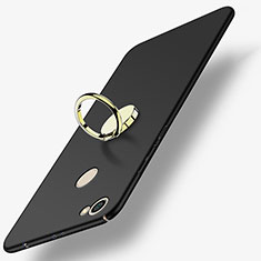 Coque Plastique Rigide Mat avec Support Bague Anneau pour Xiaomi Redmi Y1 Noir
