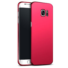 Coque Plastique Rigide Mat M02 pour Samsung Galaxy S6 Edge+ Plus SM-G928F Rouge