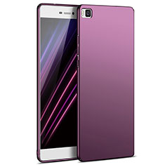 Coque Plastique Rigide Mat M03 pour Huawei P8 Violet