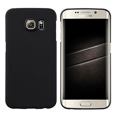 Coque Plastique Rigide Mat M04 pour Samsung Galaxy S6 Edge SM-G925 Noir