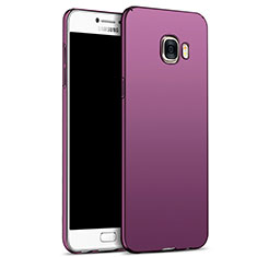 Coque Plastique Rigide Mat M05 pour Samsung Galaxy C7 SM-C7000 Violet