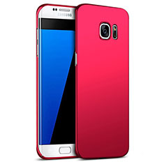 Coque Plastique Rigide Mat M09 pour Samsung Galaxy S7 Edge G935F Rouge