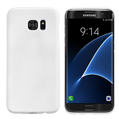 Coque Plastique Rigide Mat M10 pour Samsung Galaxy S7 Edge G935F Blanc