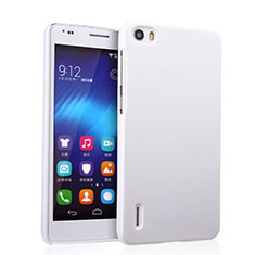 Coque Plastique Rigide Mat pour Huawei Honor 6 Blanc