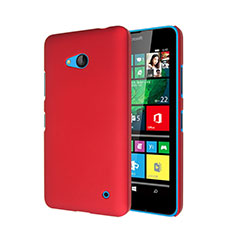 Coque Plastique Rigide Mat pour Microsoft Lumia 640 Rouge