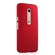 Coque Plastique Rigide Mat pour Motorola Moto X Style Rouge