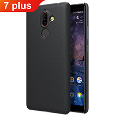 Coque Plastique Rigide Mat pour Nokia 7 Plus Noir