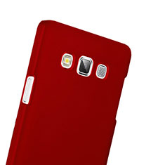 Coque Plastique Rigide Mat pour Samsung Galaxy DS A300G A300H A300M Rouge