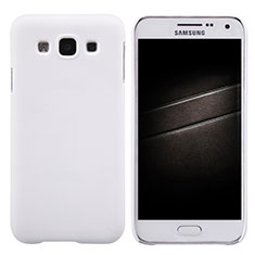 Coque Plastique Rigide Mat pour Samsung Galaxy E5 SM-E500F E500H Blanc