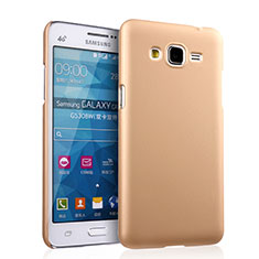 Coque Plastique Rigide Mat pour Samsung Galaxy Grand Prime SM-G530H Or